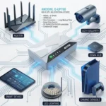 Andowl Q-UP700 10000mAh Mini UPS for WiFi & Fibre Routers | Loadshedding Power Backup - Image 6