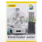 Rechargeable Solar Fan for Loadshedding in South Africa
