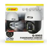 360 degree panoramic rotation feature of the Andowl Q-S902 outdoor PTZ camera.