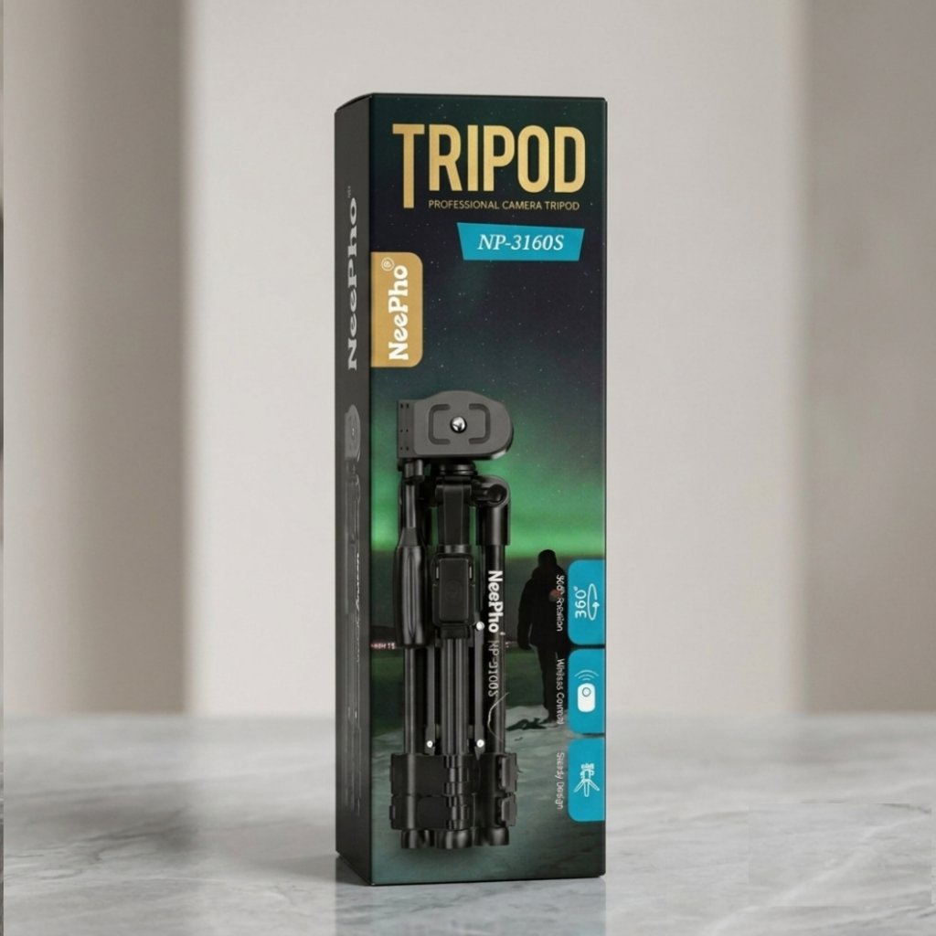 NeePho NP-3160S 360 degree rotation vlogging tripod stand