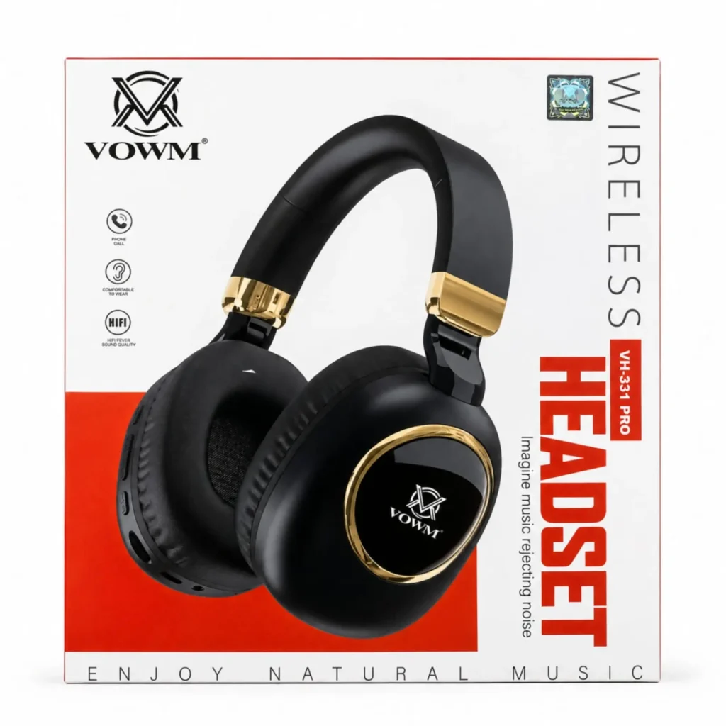 Affordable over-ear bluetooth headphones South Africa VOWM VH-331 PRO wireless headset