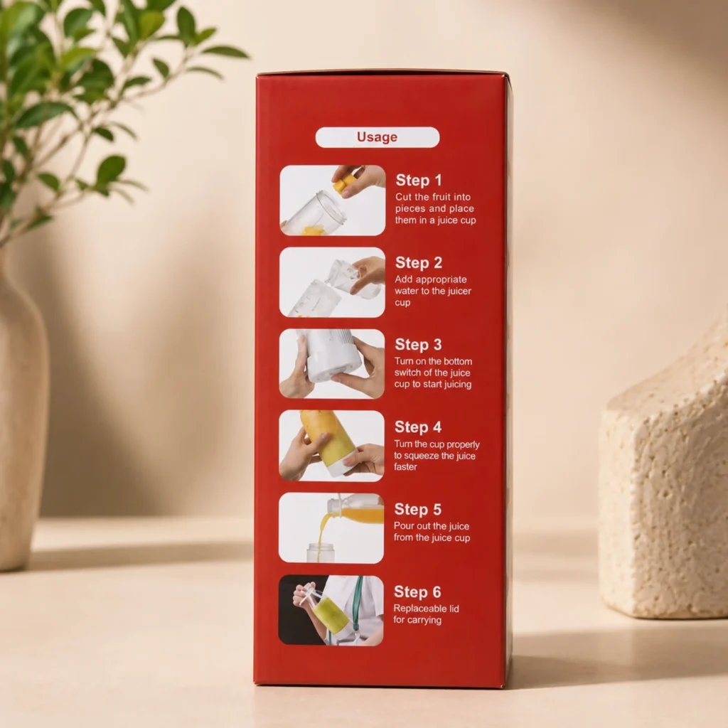 Portable Blender South Africa Usage Instructions Y-B002