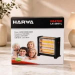 HARWA portable electric heater South Africa 2400W room heater front packaging view