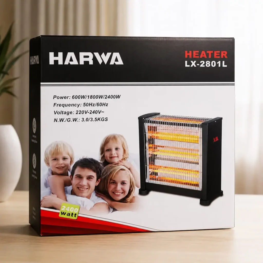 portable room heater for South African winter HARWA electric heater