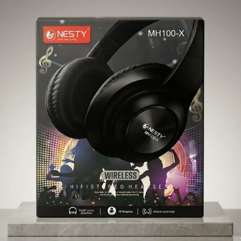 Nesty wireless headphones South Africa stylish Bluetooth headphones on marble table
