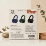 VOWM wireless headset back packaging lifestyle image South Africa